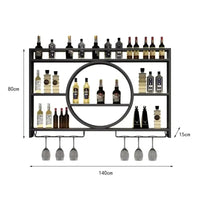 Porte-bouteille mural bar