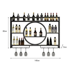 Porte-bouteille mural bar