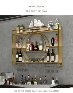 Porte-bouteille mural bar