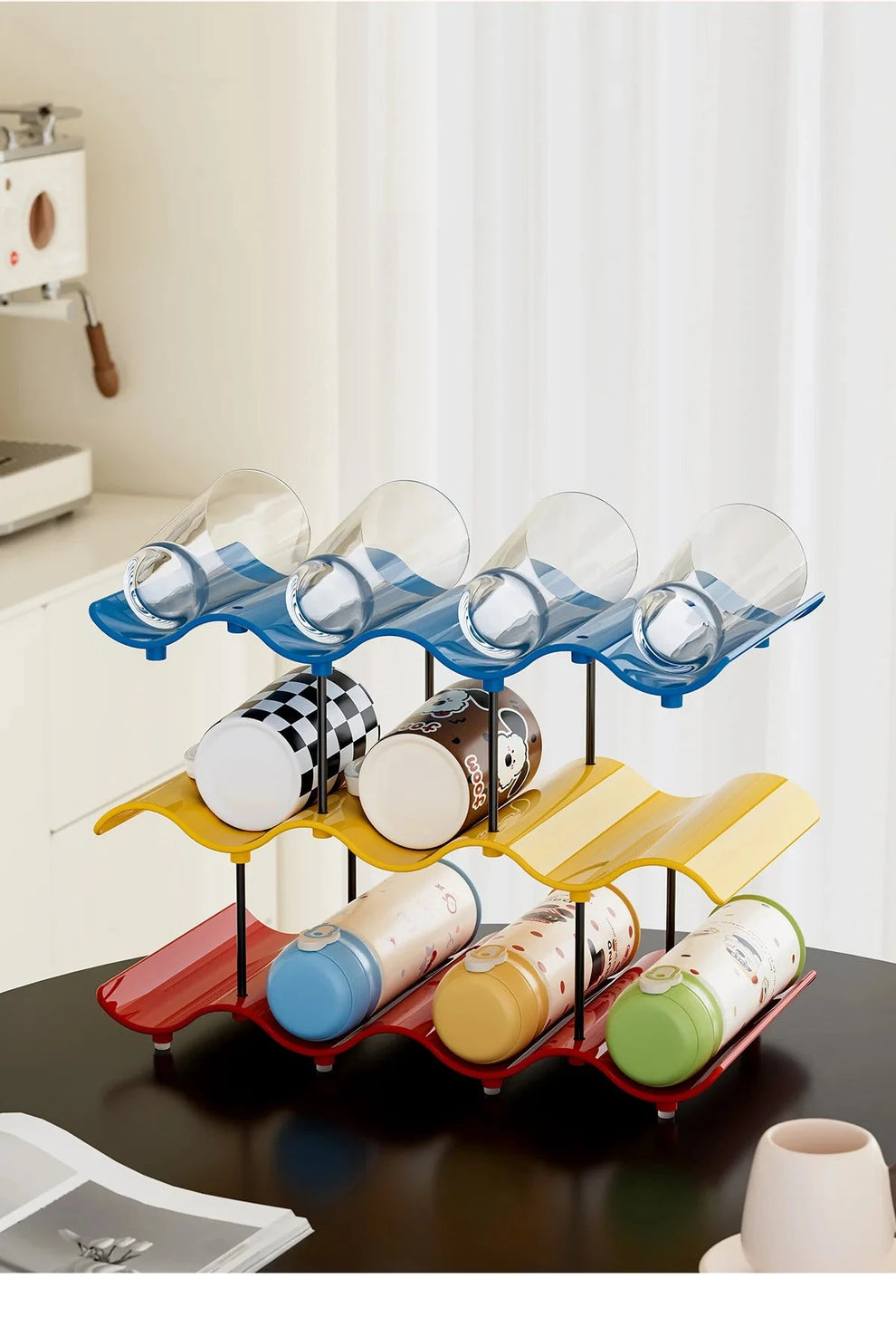 Porte-bouteille vintage plastique