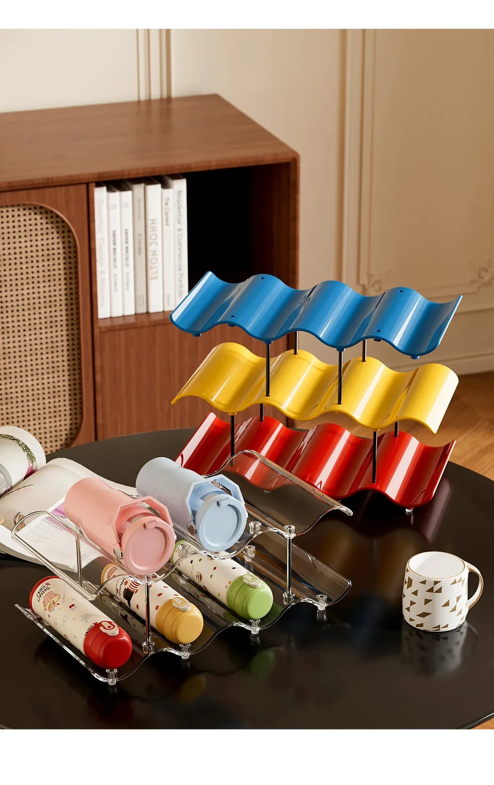 Porte-bouteille vintage plastique