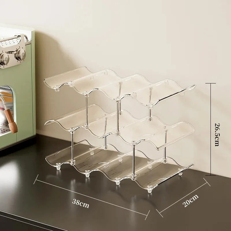 Porte-bouteille vintage plastique