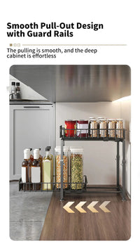 Porte-bouteille coulissant cuisine