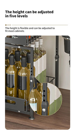 Porte-bouteille coulissant cuisine