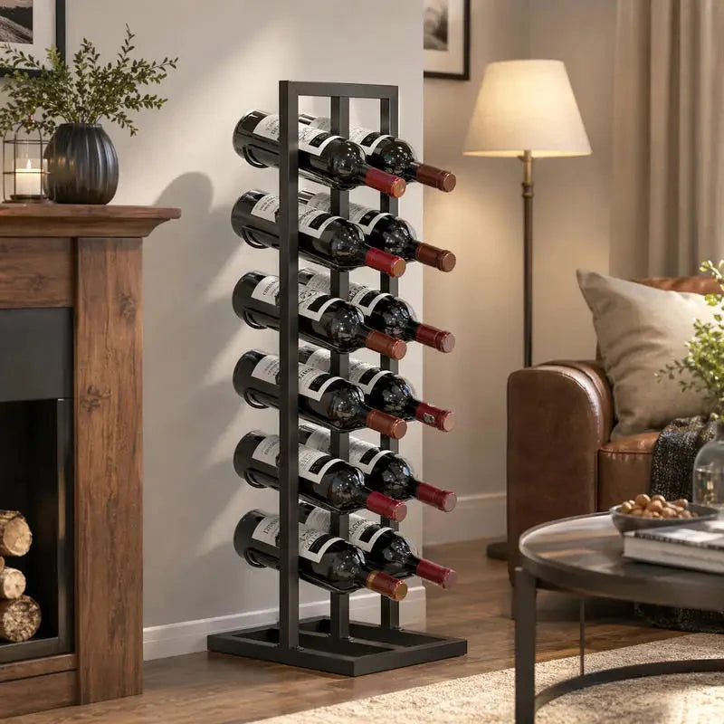 Porte-bouteille vin métal