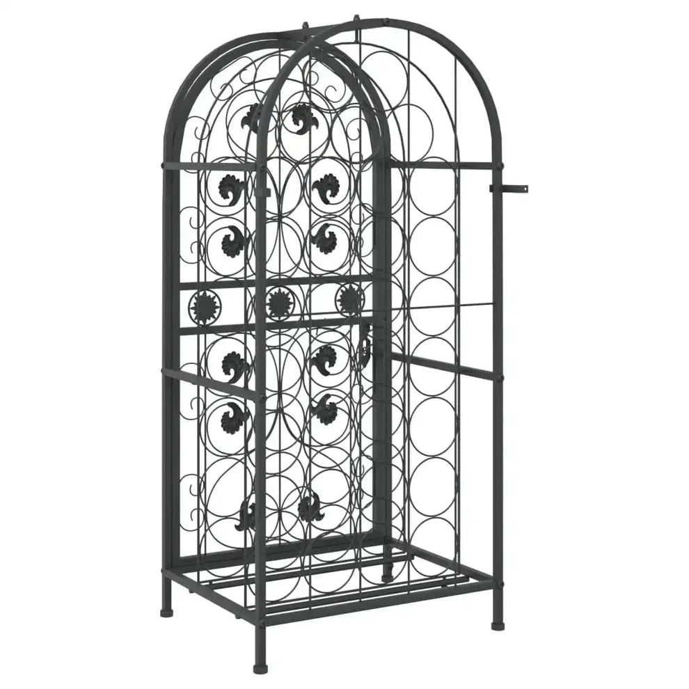 Porte-bouteille ancien fer forgé