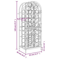 Porte-bouteille ancien fer forgé