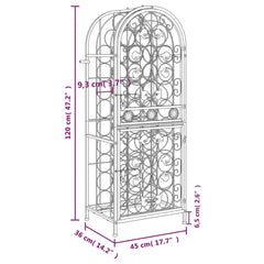 Porte-bouteille ancien fer forgé