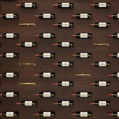 Porte-bouteille mural en fer