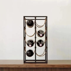 Porte-bouteille vin cuir