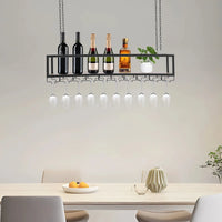 Porte-bouteille bar suspendu