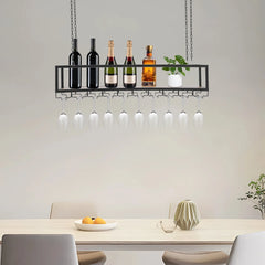 Porte-bouteille bar suspendu