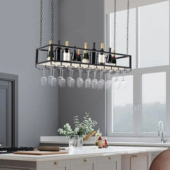 Porte-bouteille bar suspendu