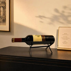 Rangement bouteille métal
