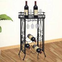 Range-bouteille vintage vue de face