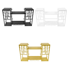 Range-bouteille mural design angle trois-quarts
