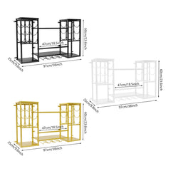 Range-bouteille mural design pose et structure