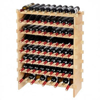 Rangement bouteille bois en situation