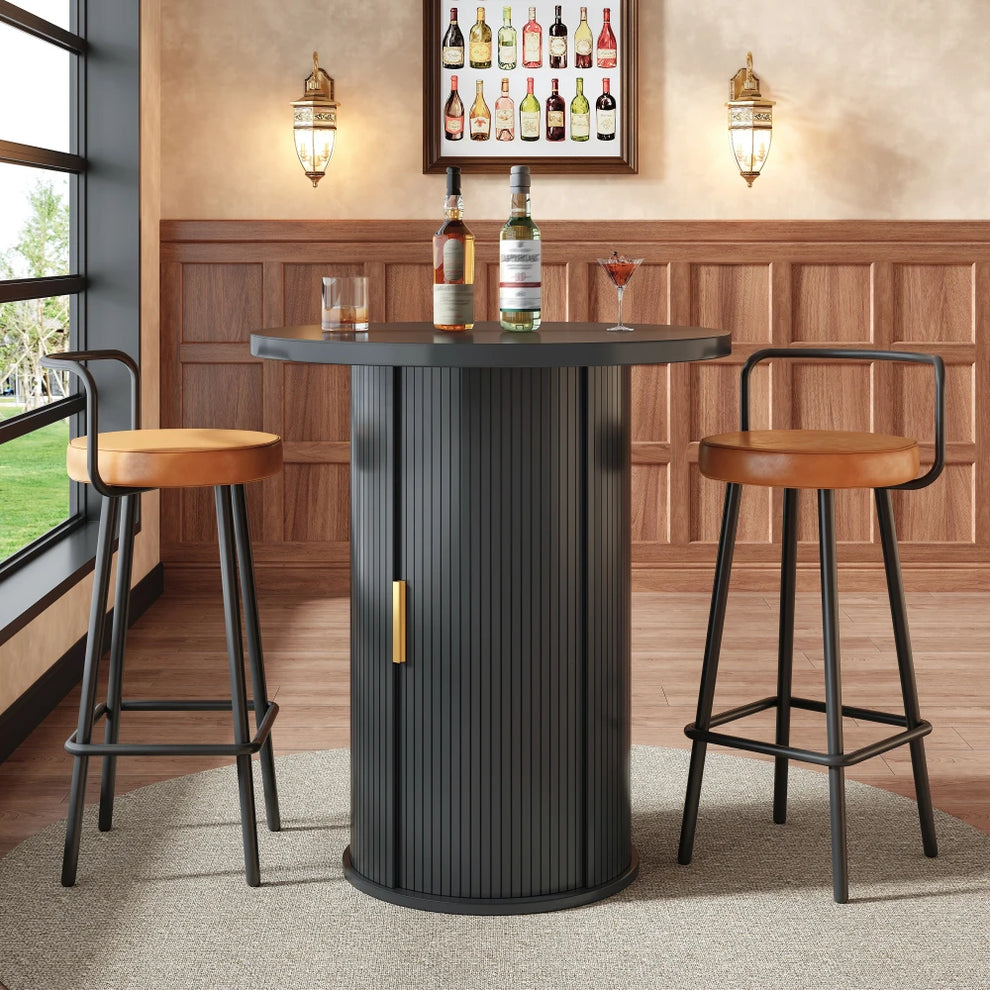 Table rangement bouteille pose et structure