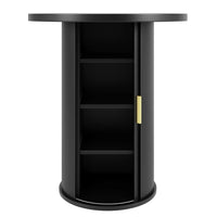Table rangement bouteille de profil