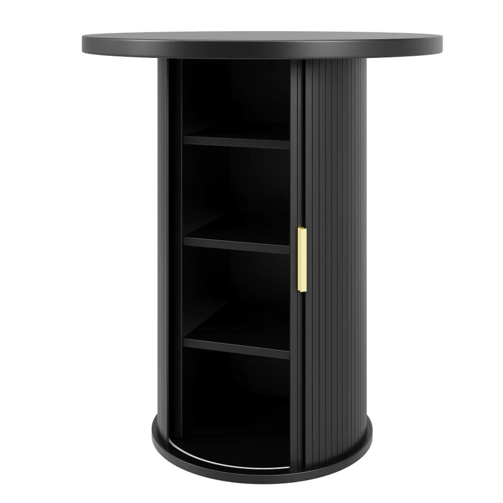 Table rangement bouteille pour le salon