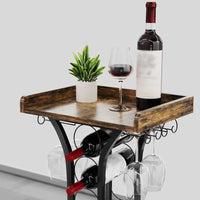 Table range-bouteille détail du rangement