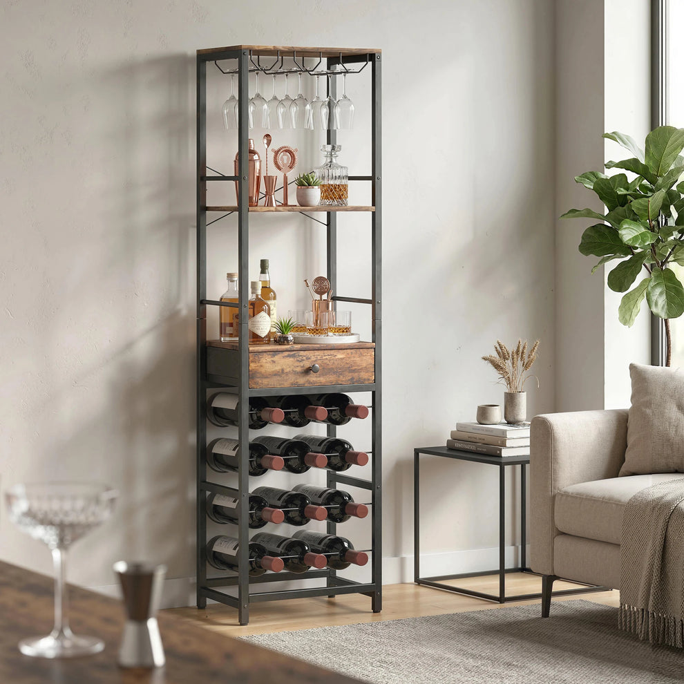 Range-bouteille apéritif zoom matière