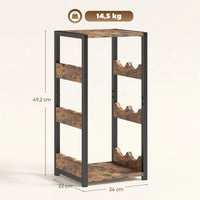 Range-bouteille moderne détail du rangement