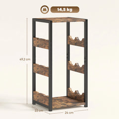 Range-bouteille moderne détail du rangement