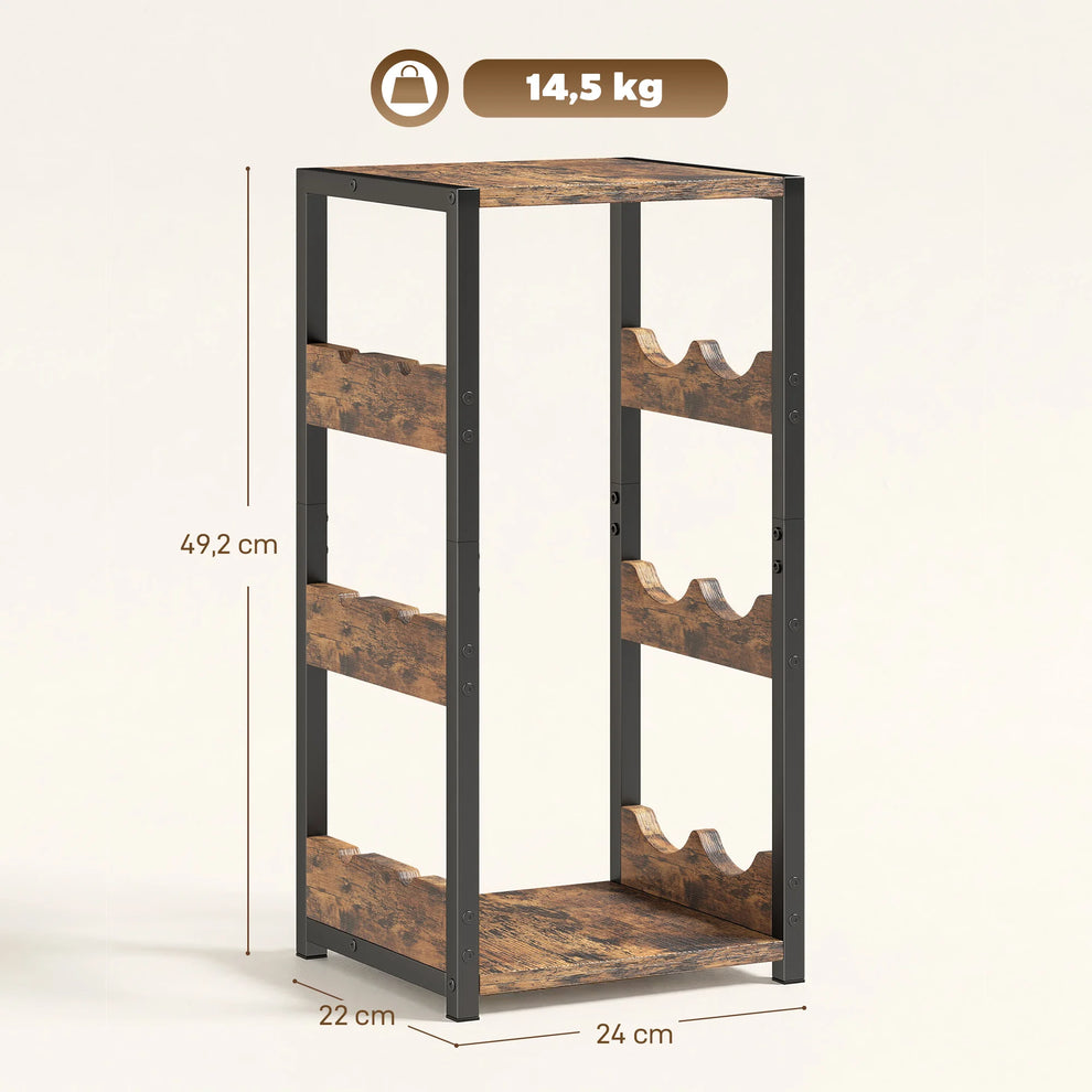 Range-bouteille moderne détail du rangement