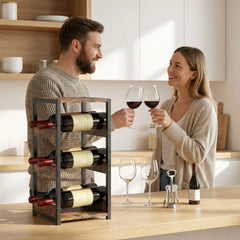 Range-bouteille moderne zoom matière