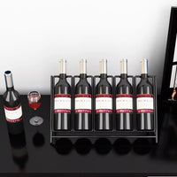 Présentoir vins zoom matière