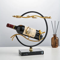 Support bouteille vin table détail du rangement
