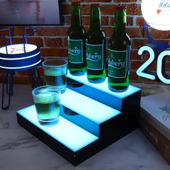 Présentoir à vin professionnel zoom matière