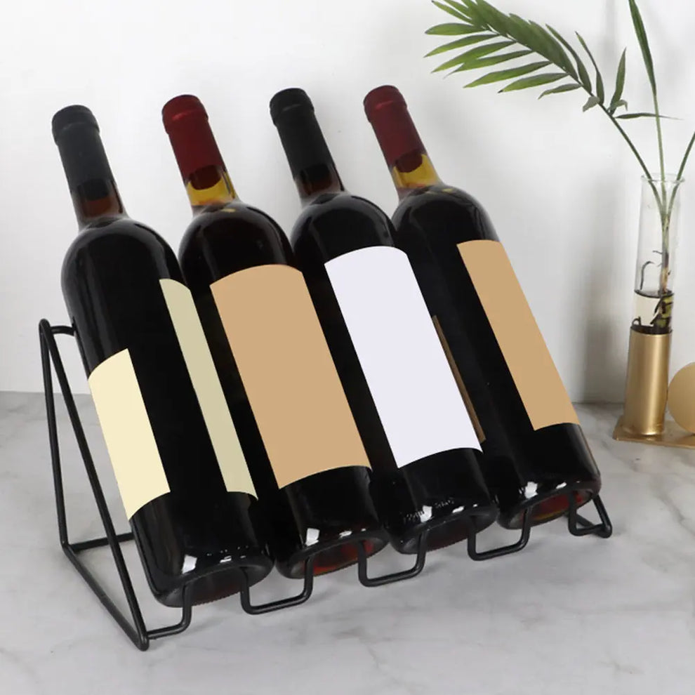 Support bouteille alcool vue de face