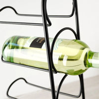 Support bouteille de vin métal en situation