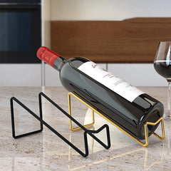 Support bouteille table vue de côté