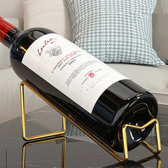 Support bouteille table vue d'ensemble