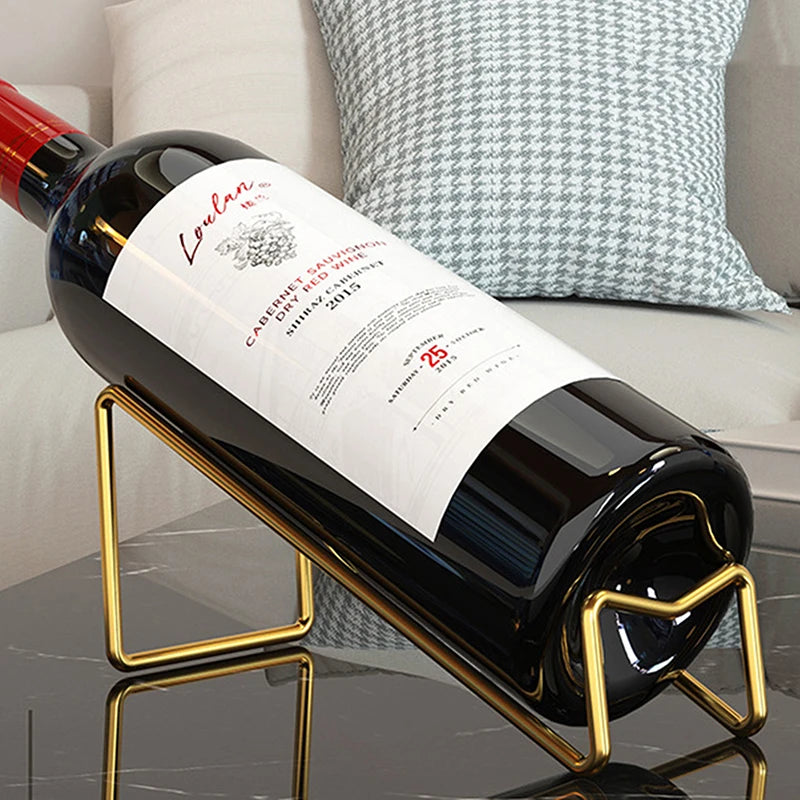 Support bouteille table vue d'ensemble