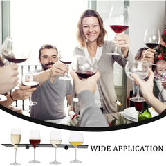 Support verre à vin mural zoom matière