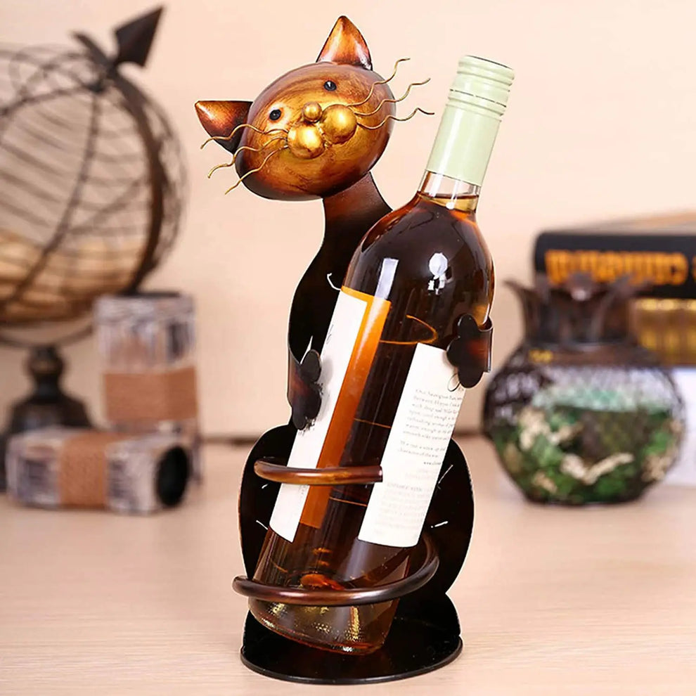 Support bouteille de vin original détail du rangement