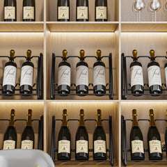 Présentoir bouteille de champagne zoom matière