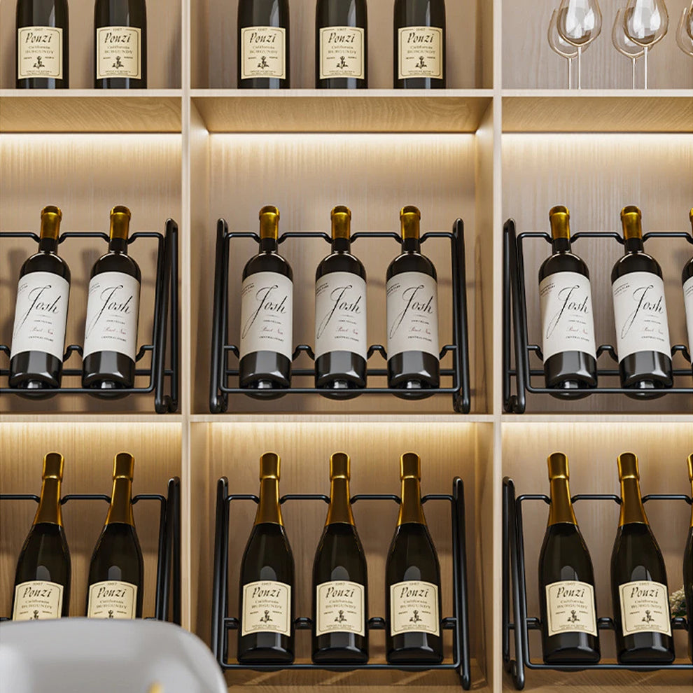 Présentoir bouteille de champagne zoom matière