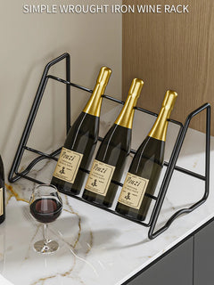 Présentoir bouteille de champagne avec bouteilles