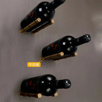 Support mural bouteille alcool vue d'ensemble