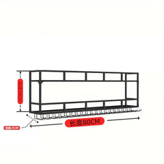 Étagère bouteille bar détail du rangement