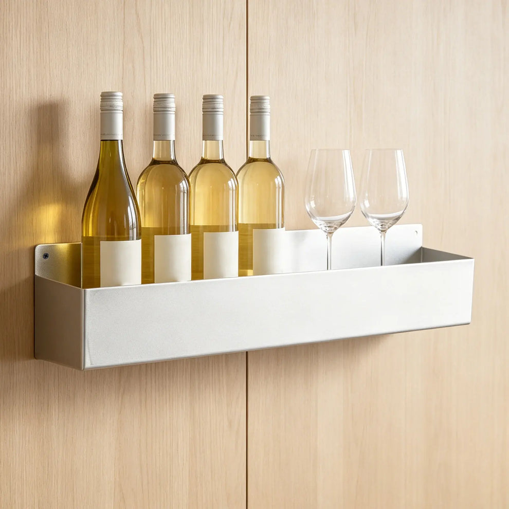 Étagère vin métal en situation