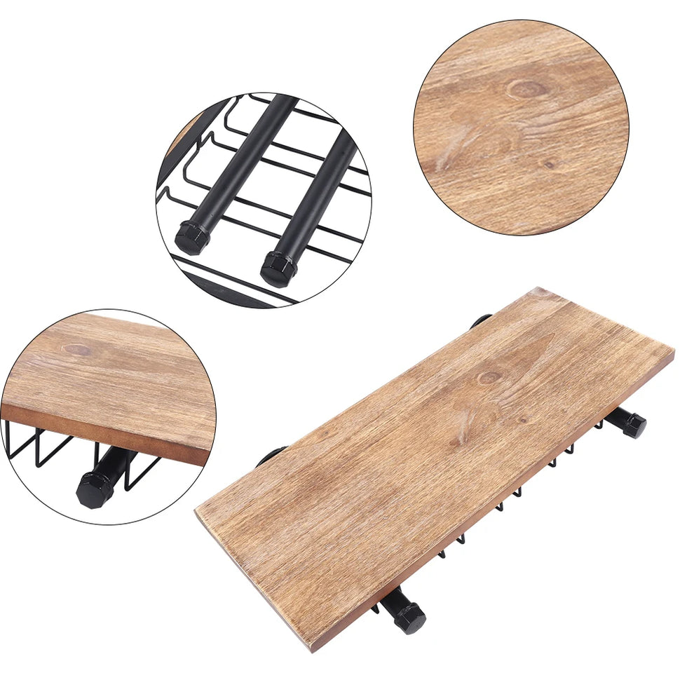 Étagère murale pour verre à vin en situation