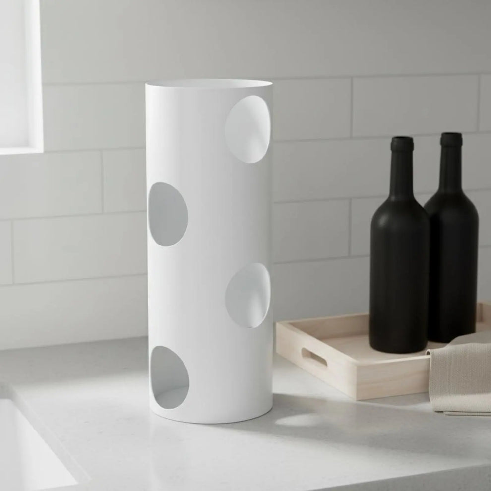 Porte-bouteille salon design en situation