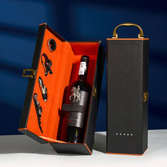 Boite cadeau pour bouteille de vin pour la cave